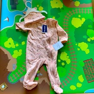 Onesie Pajamas with Hat | 9 months | Sterling Baby